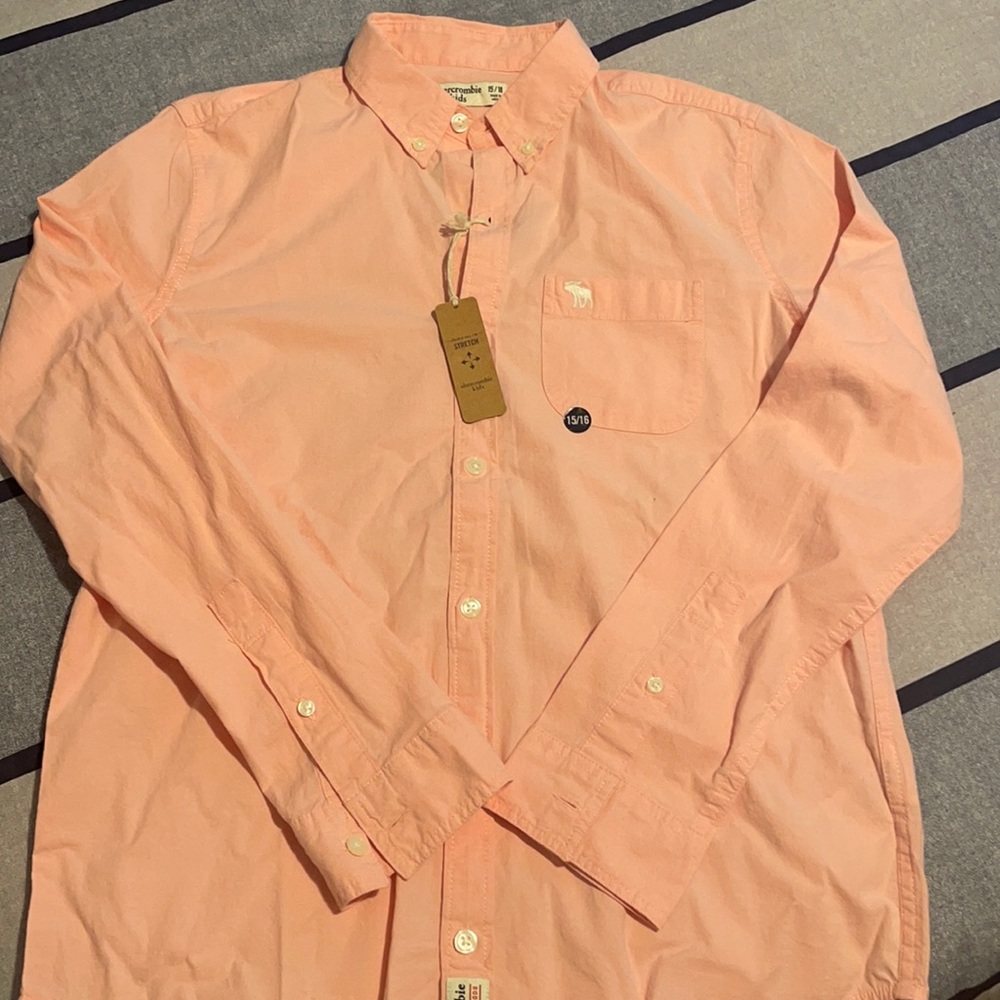 Abercrombie button down Oxford shirt boys - 15/16 stretch